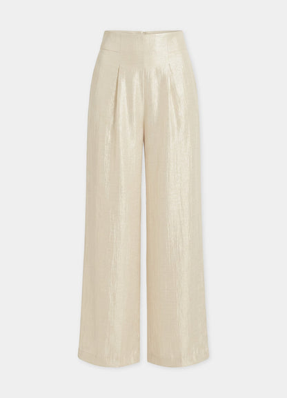 Tiana-Ellie ivory blouse and trouser set
