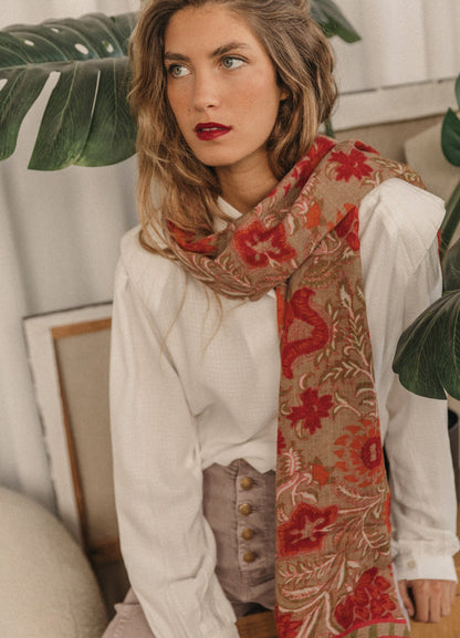 Glenn 100% Merino Wool Shawl