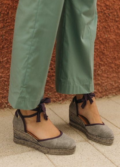Galdana Canvas Espadrille Wedge by Mr. Velous