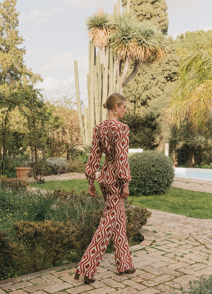 Nanda-Normanda top and pants set